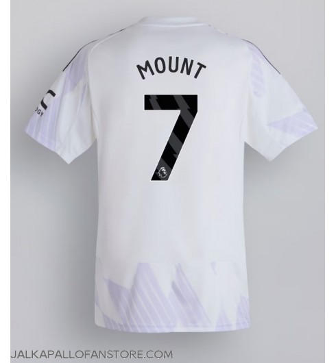 Manchester United Mason Mount #7 Vieraspaita 2025-26 Lyhythihainen Manchester United Mason Mount #7 Vieraspaita 2025-26 Lyhythihainen